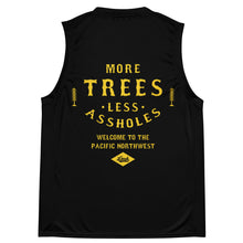 Load image into Gallery viewer, More Trees x Lords Basketball Jersey - Black/Yellow