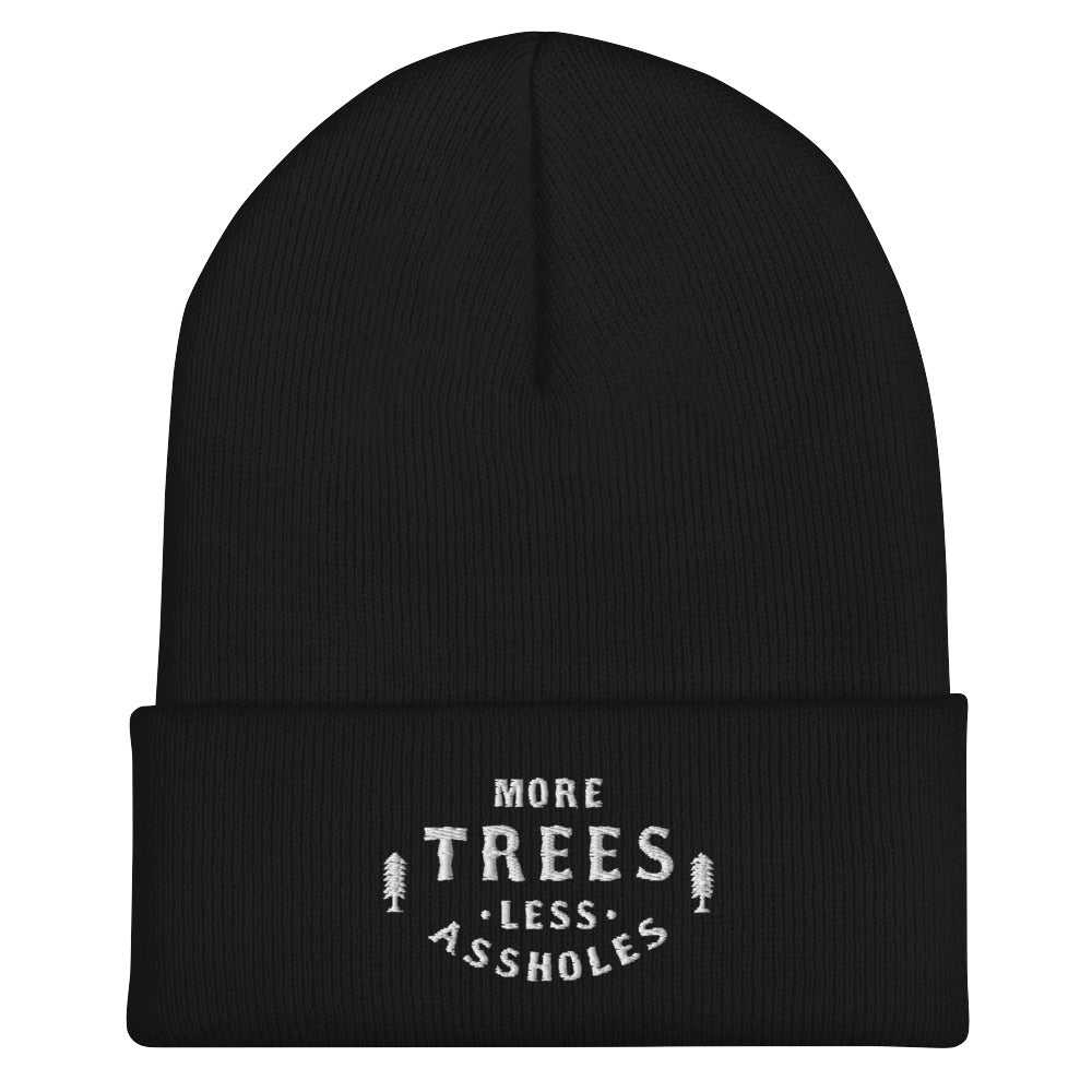 More Trees Cuffed Beanie